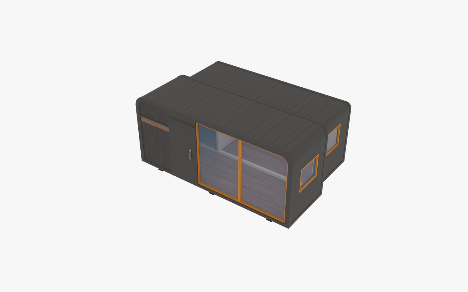 Three dimensional render of the MODUHAUS M01 unit